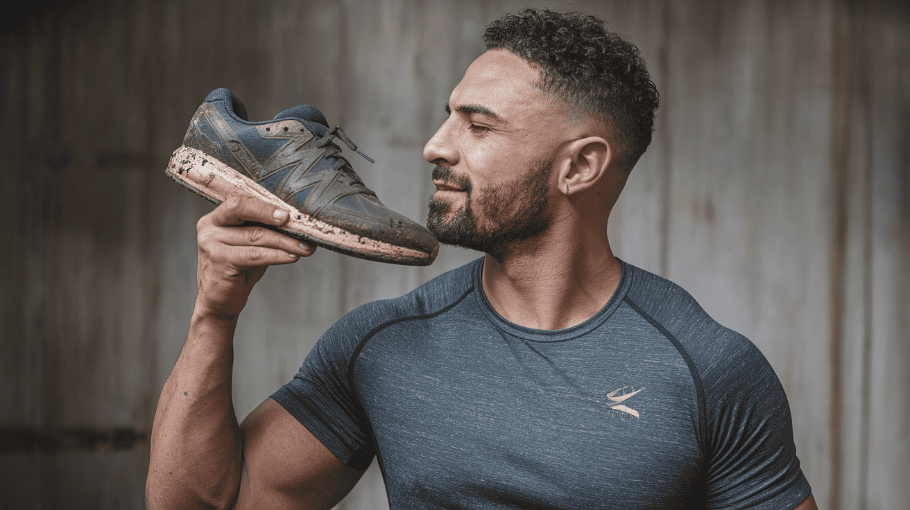 men's scent fetish socks trainers